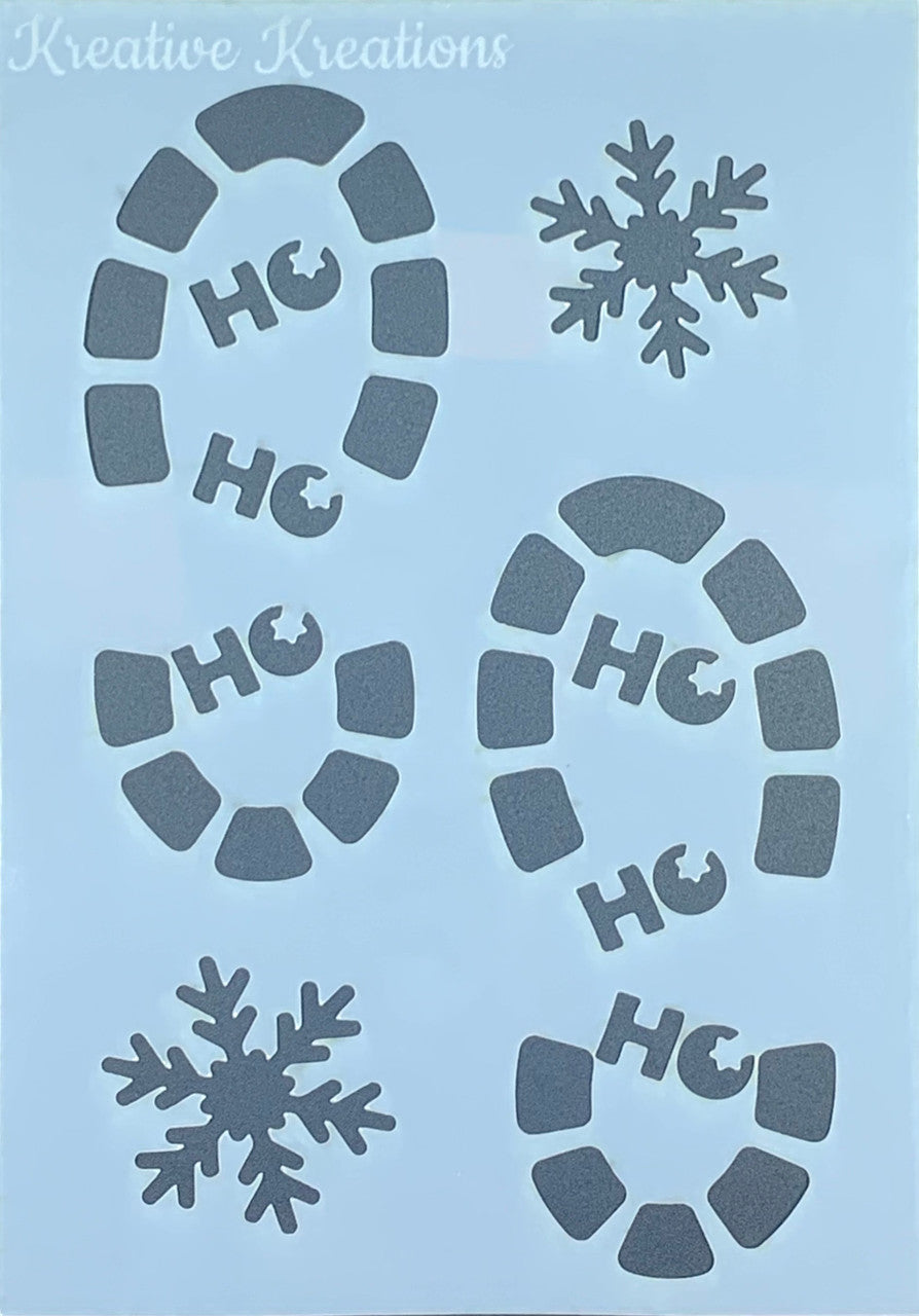 Let it Snow 4” x 6” Stencil