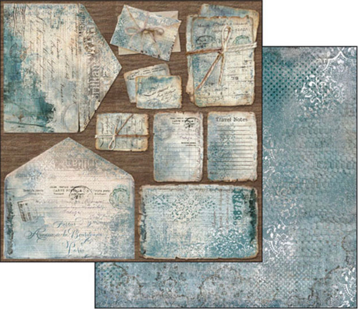 Paquete de papel Stamperia Blues 12" x 12"