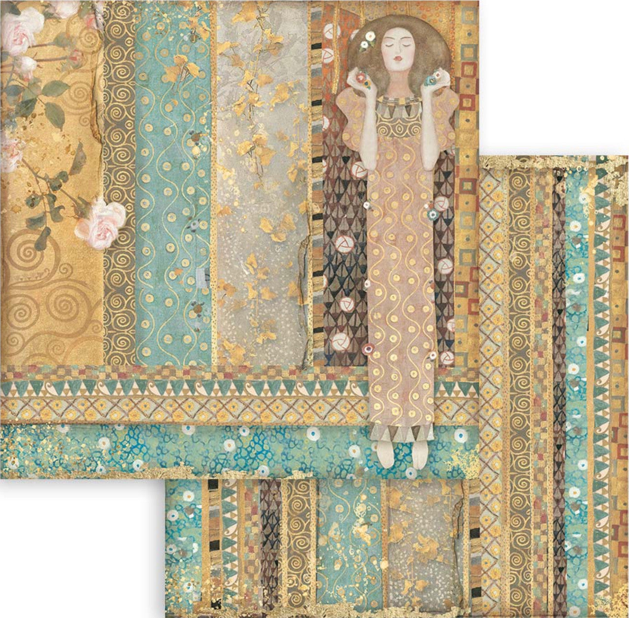 Stamperia (6"x6") Double Face Paper Pack -  Klimt