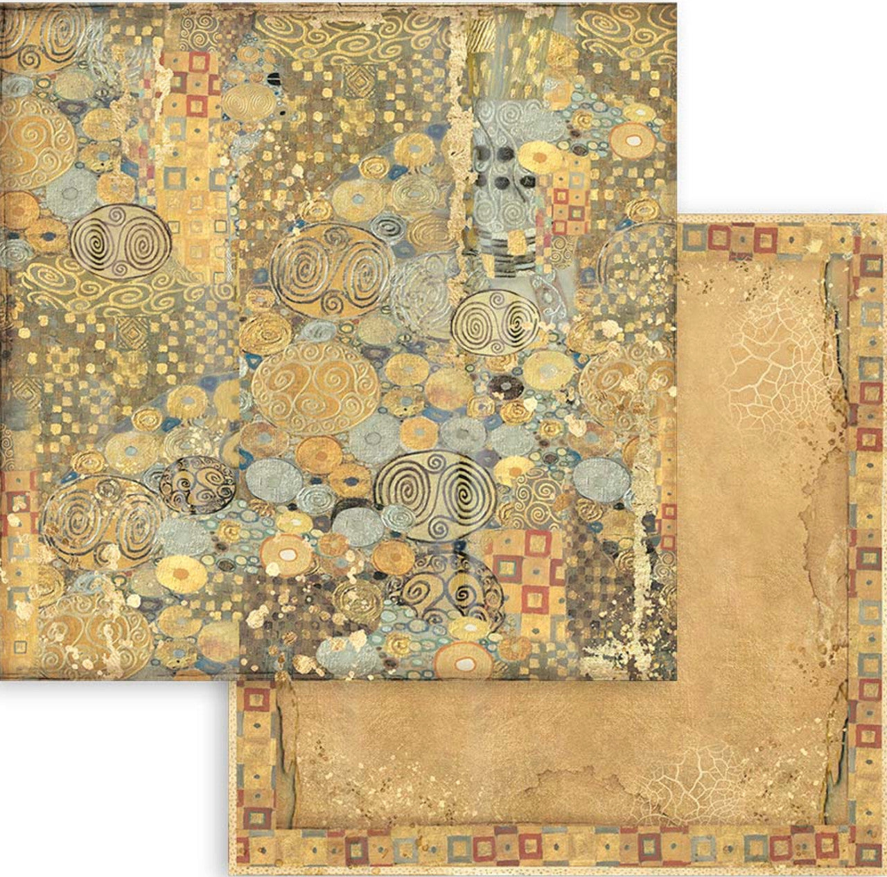 Stamperia (30 x 30 cm) Dubbelzijdig achtergrondpapierpakket - Klimt