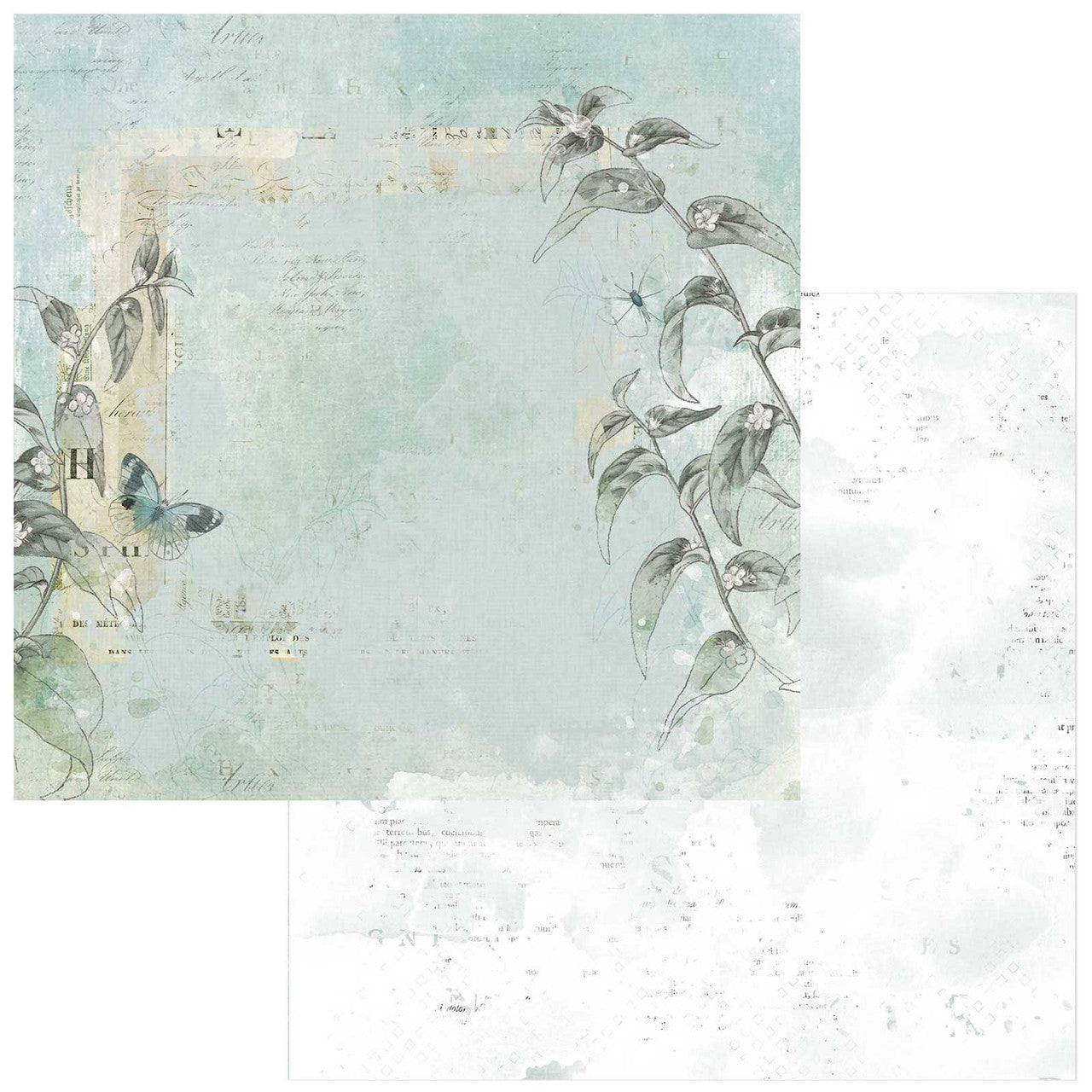 Paquete de papel de colección 49 y Market Color Swatch Eucalyptus 12 x 12