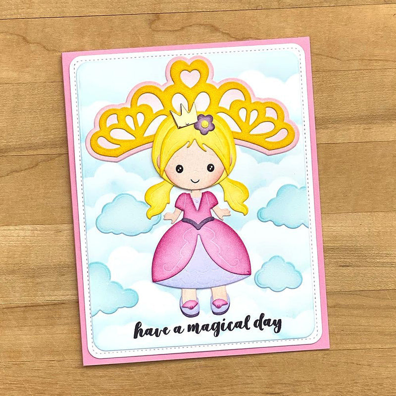 Elizabeth Craft Designs Juego de troqueles de metal Princesa