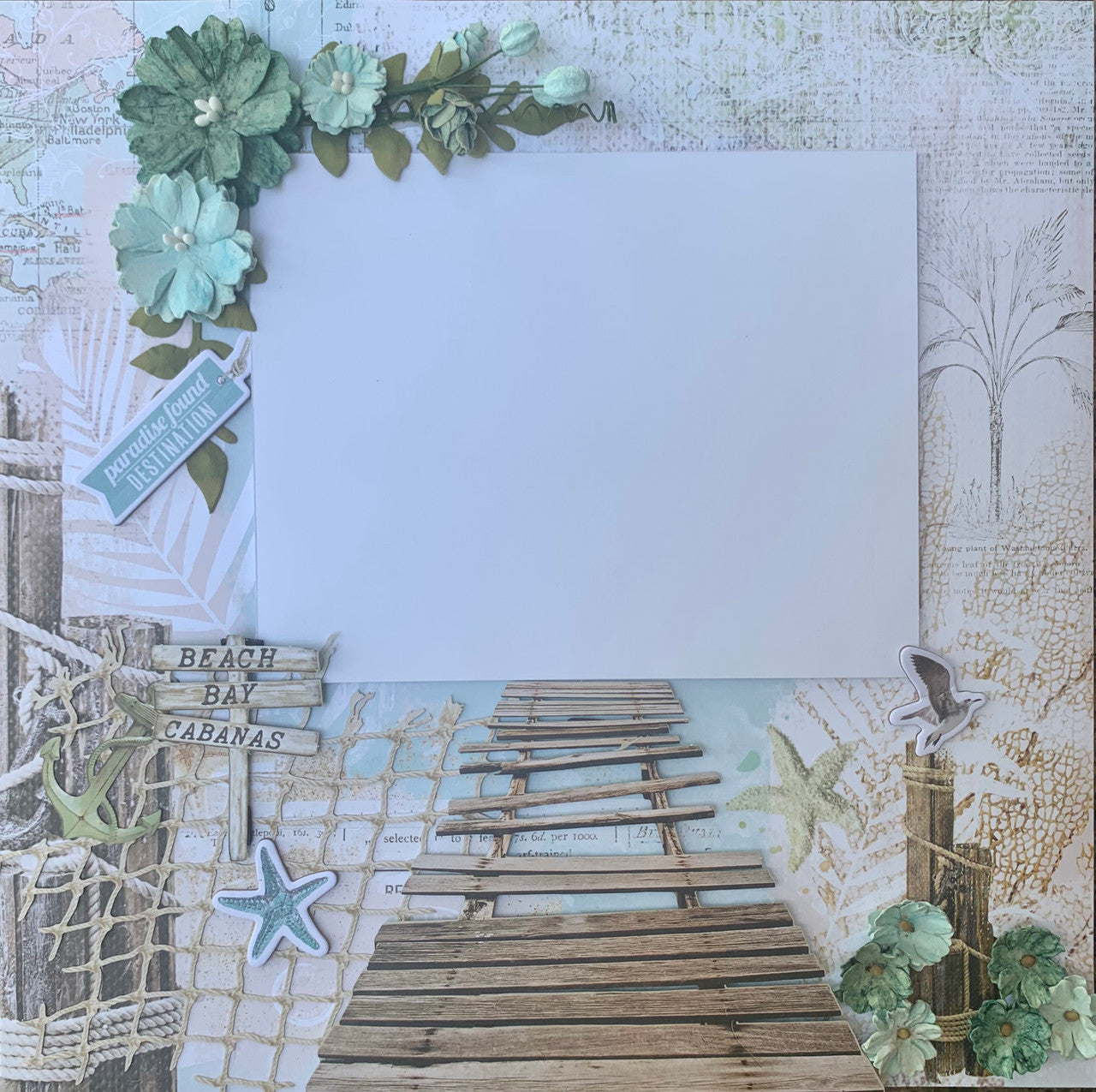 Diseño de 2 páginas Beach Vibes (clase virtual 28)