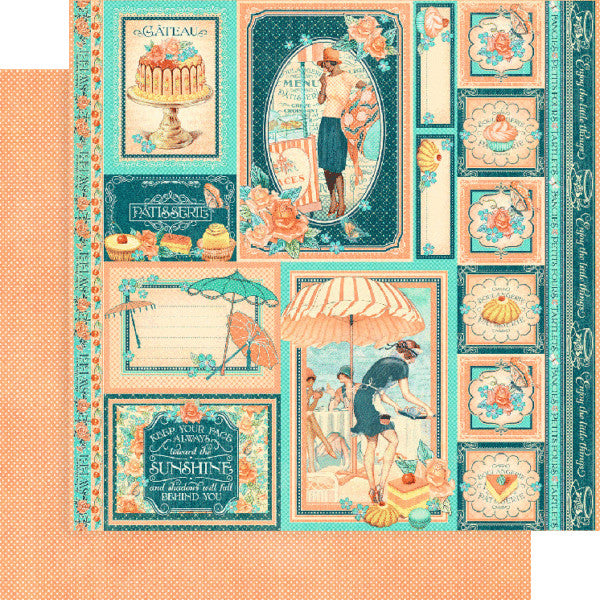 Graphic 45 Cafe Parisian 30 x 30 cm Deluxe Collector's Edition