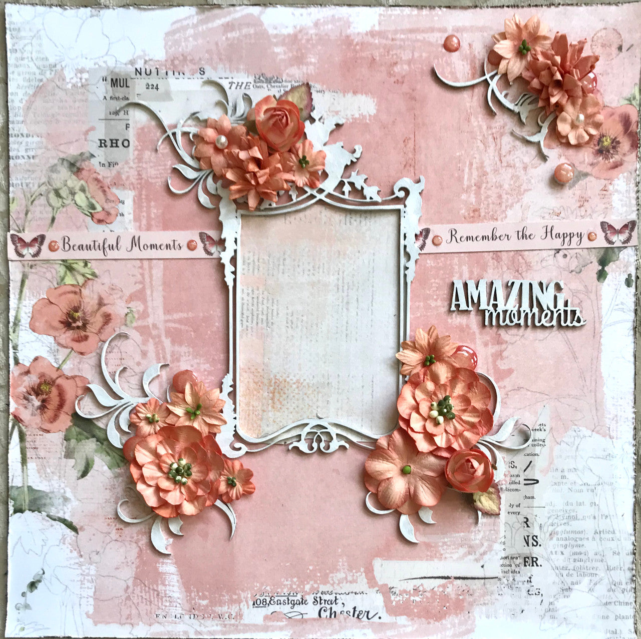 Hazaña de diseño de 2 páginas “Momentos increíbles”. 49 y mercado
