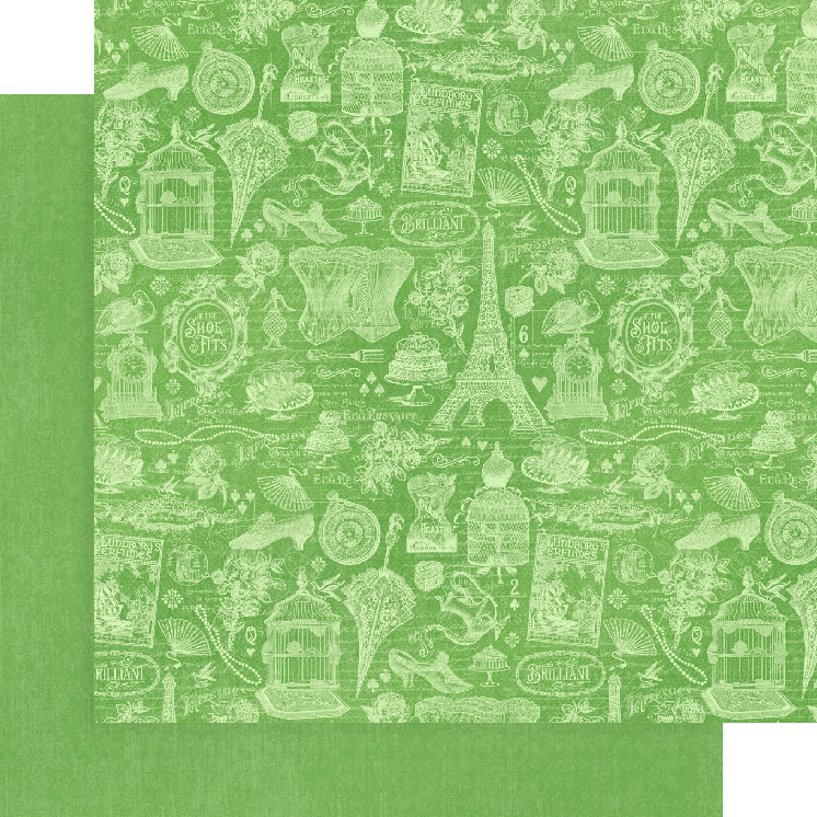 Graphic 45 Ephemera Queen 12” x 12” Patterns and Solids