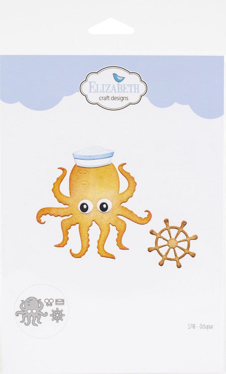 Troquel de metal Elizabeth Craft Pulpo