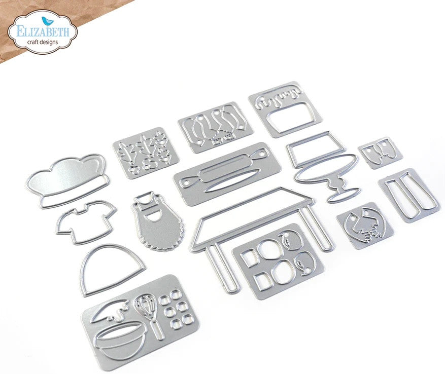 Elizabeth Craft Designs Let's Bake Die Set