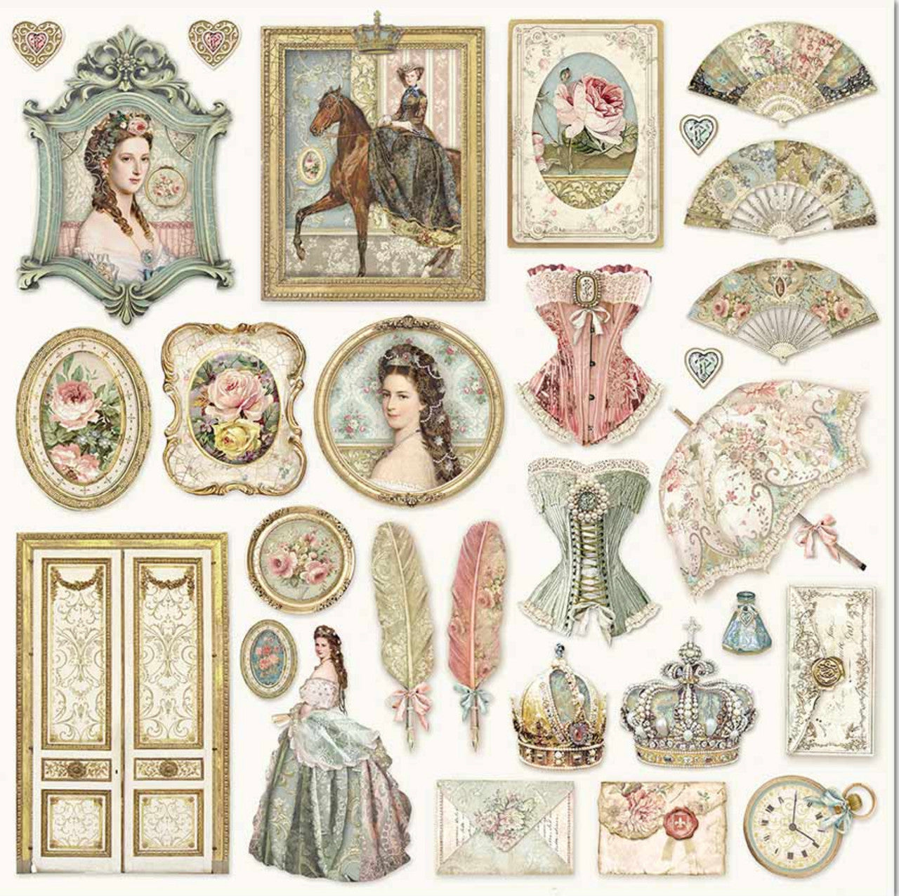 Stamperia Princess Paper Pack 12” x 12”