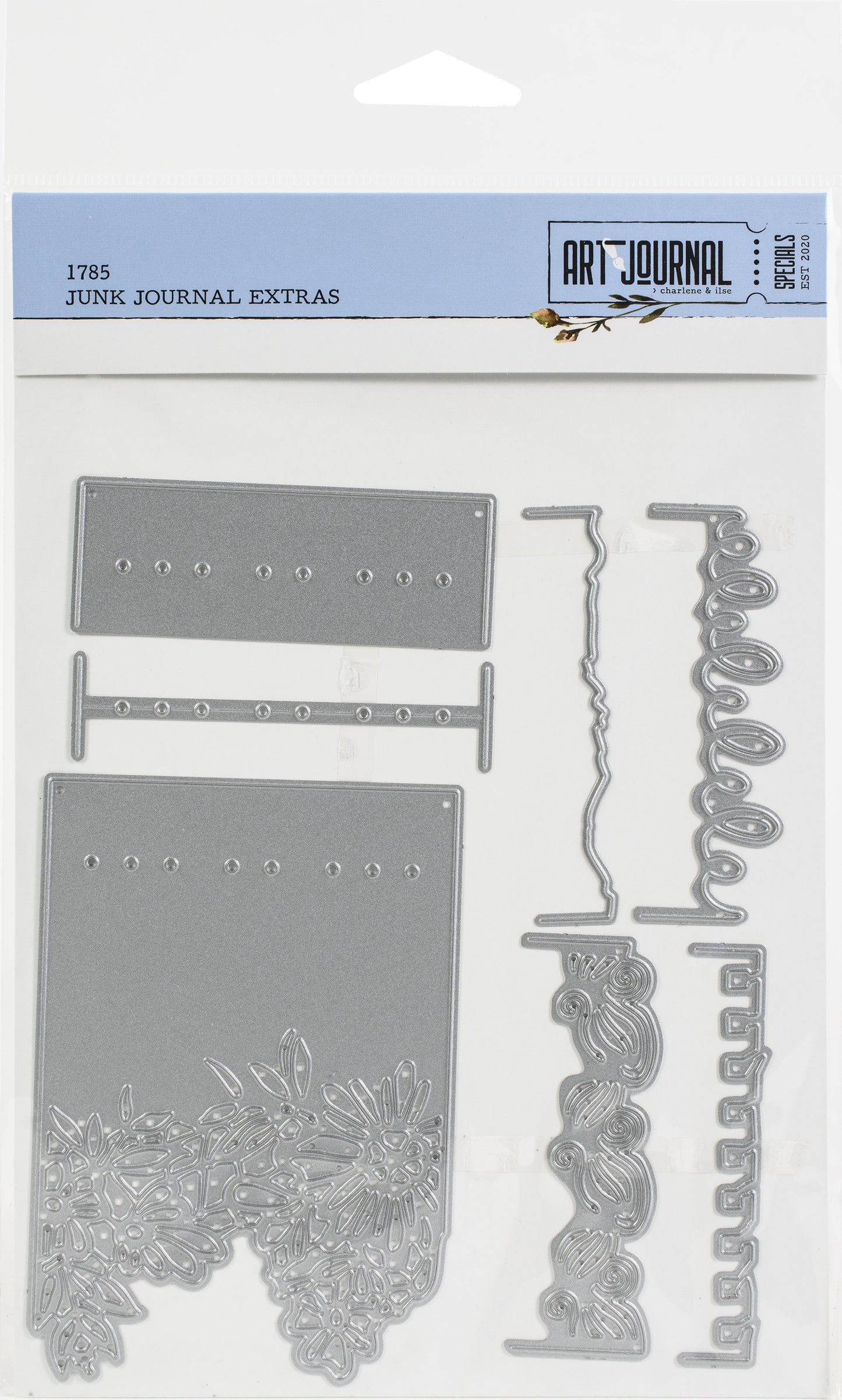 Elizabeth Craft Designs Junk Journal Extras Metal Die Set