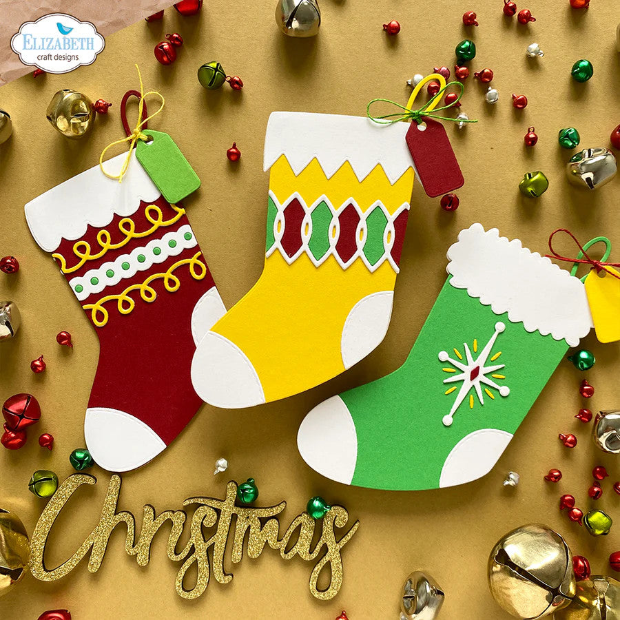 Elizabeth Craft Designs Kerstkousstansenset