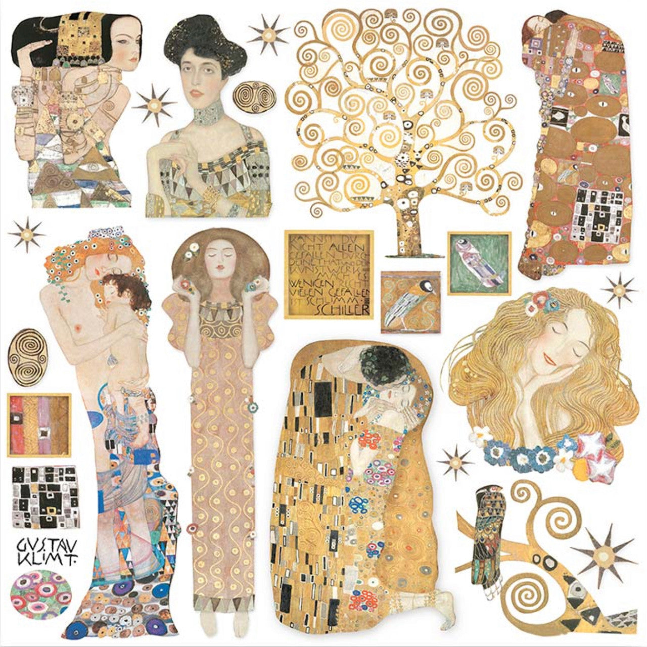 Paquete de papel de doble cara Stamperia (12"x12") - Klimt