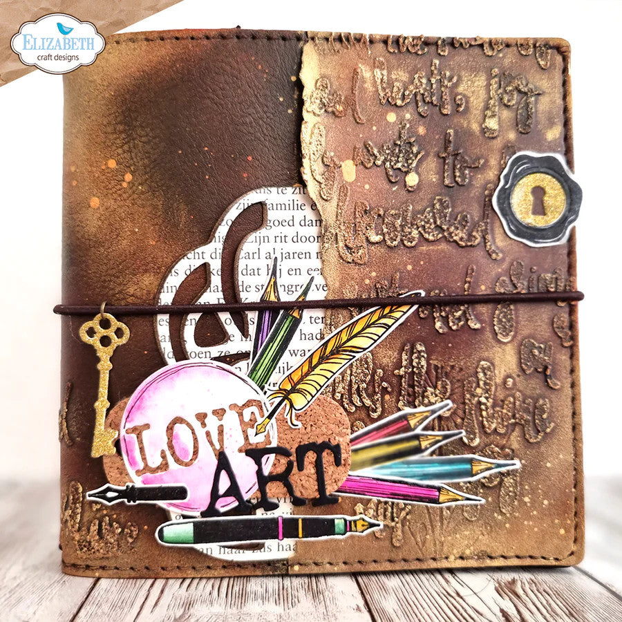 Elizabeth Craft Designs Art Journal Especiales de Devid Journal File XL 2