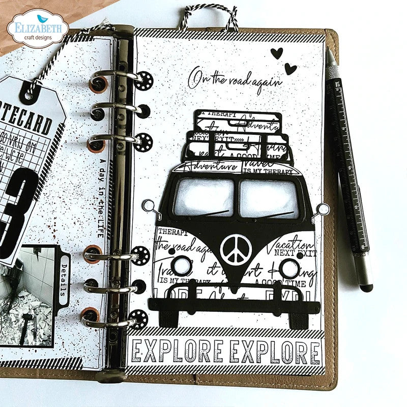 Elizabeth Craft Designs Retro Bus *Speciale kit*