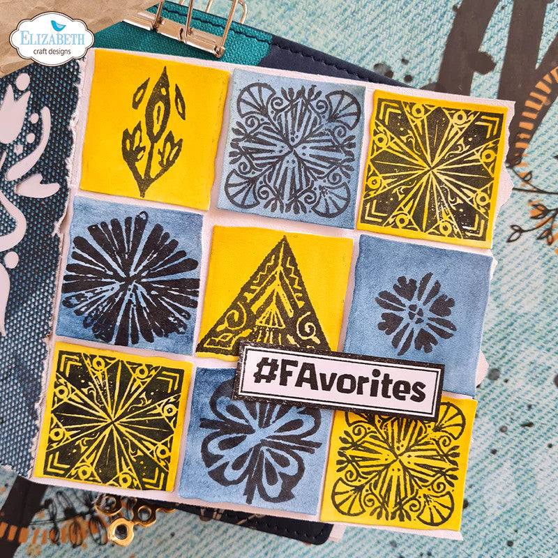 Elizabeth Craft Designs Let's Decorate Clear Stamp Set