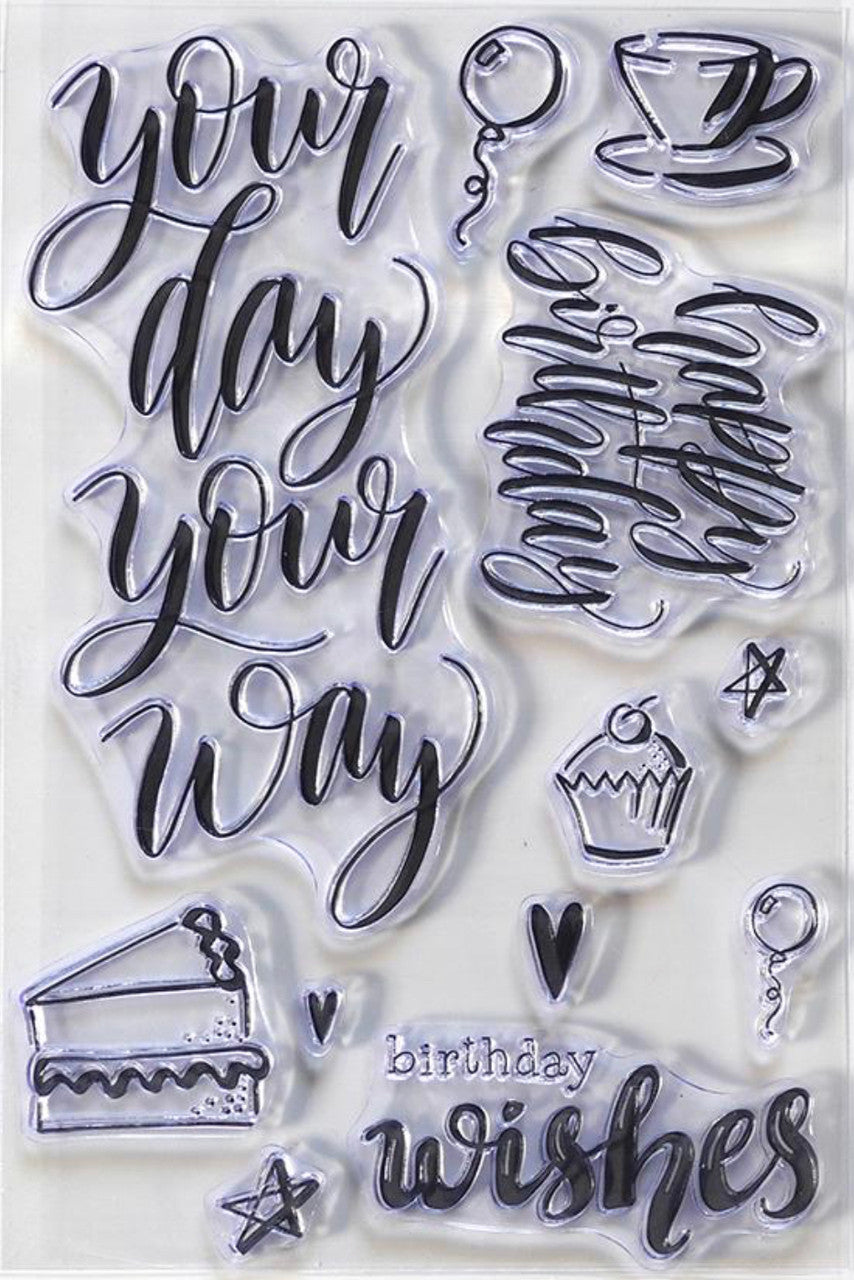 Elizabeth Craft Your Day duidelijke stempel