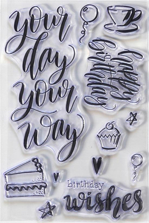 Elizabeth Craft Your Day duidelijke stempel