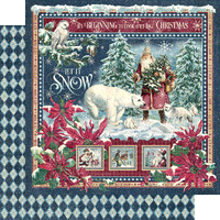 Graphic 45 Let It Snow 8” x 8” Collection Pad