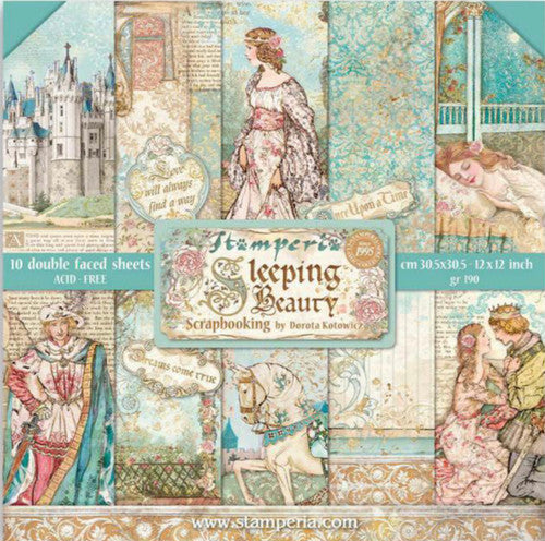 Stamperia Sleeping Beauty (12"x12") Double Face Paper Pack