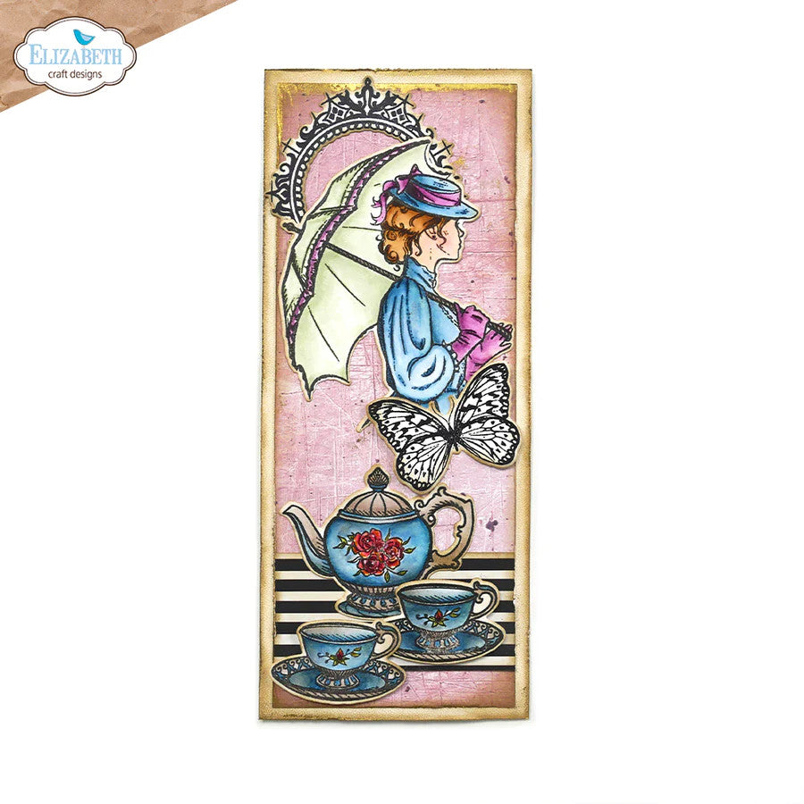 Elizabeth Craft Designs Engelse platteland 2 stempelset CS284