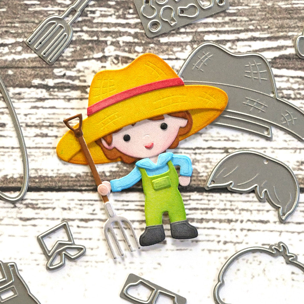 Juego de troqueles de granjero Elizabeth Craft