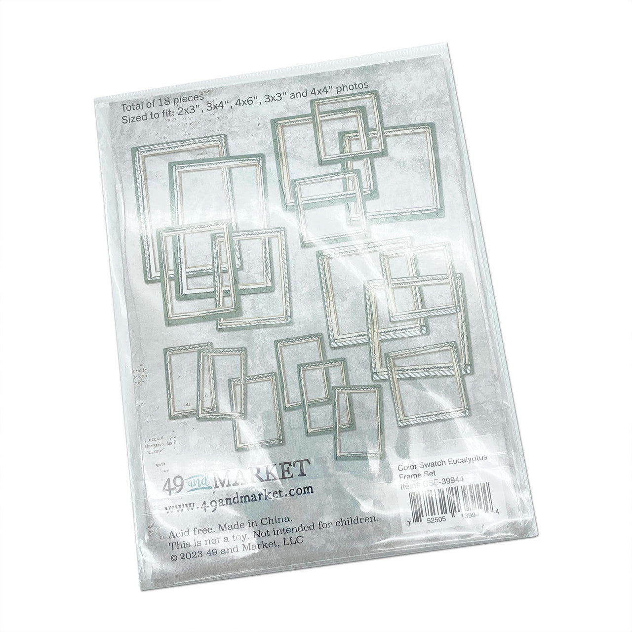 49 and Market Color Swatch Eucalyptus Frame Set