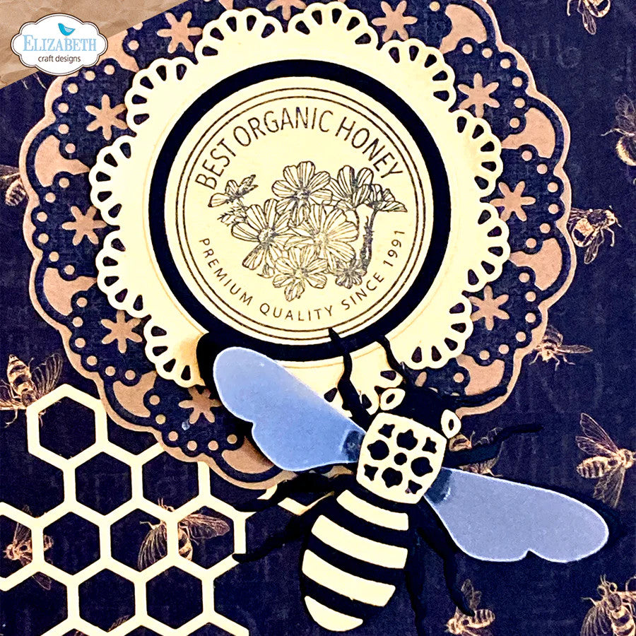 Elizabeth Craft Designs Juego de troqueles de abeja en capas Everyday Elements