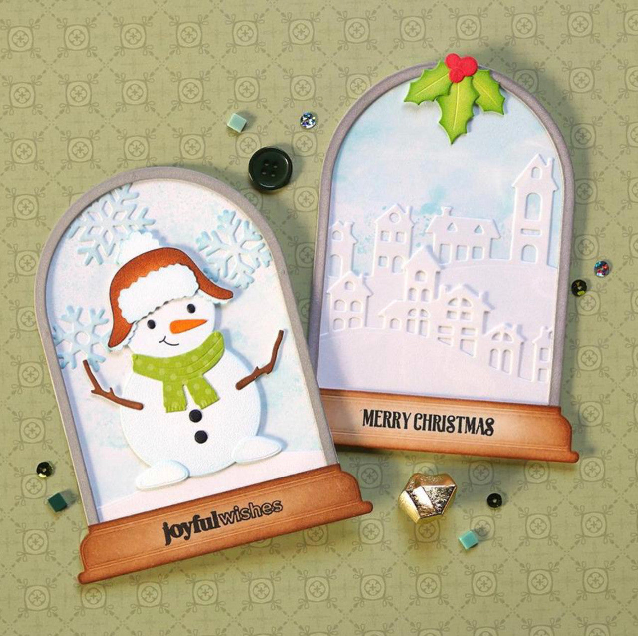 Elizabeth Craft Designs Snow Globe Die Set