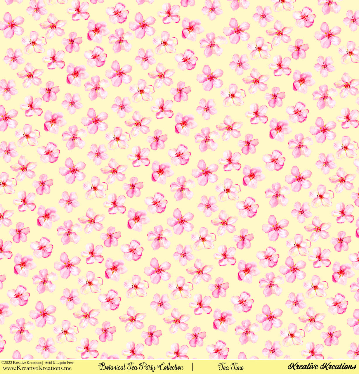 Kreative Kreations Botanical Tea Party 12” x 12” Paper Collection