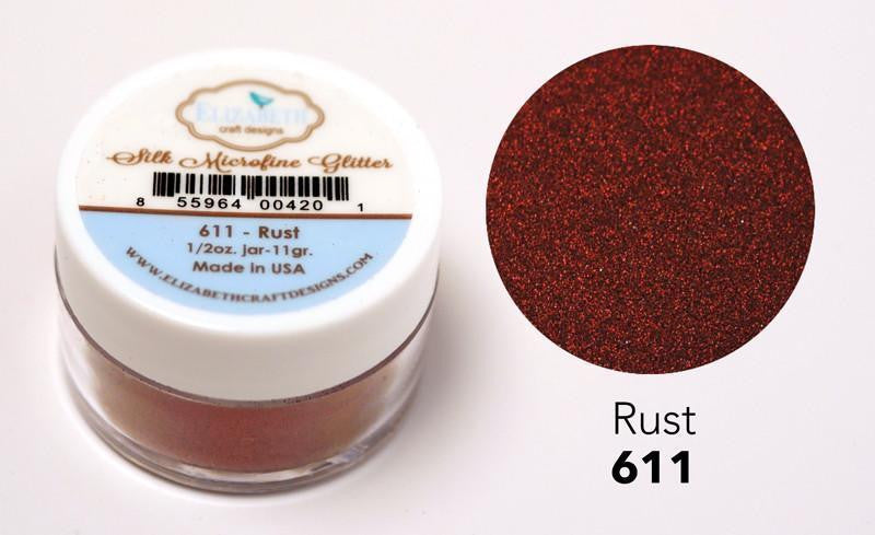 Elizabeth Craft Designs Silk Microfine Glitter - Rust 0.5oz