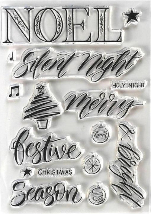Elizabeth Craft Designs Noel stempelset