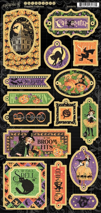 Graphic 45 Charmed Chipboard