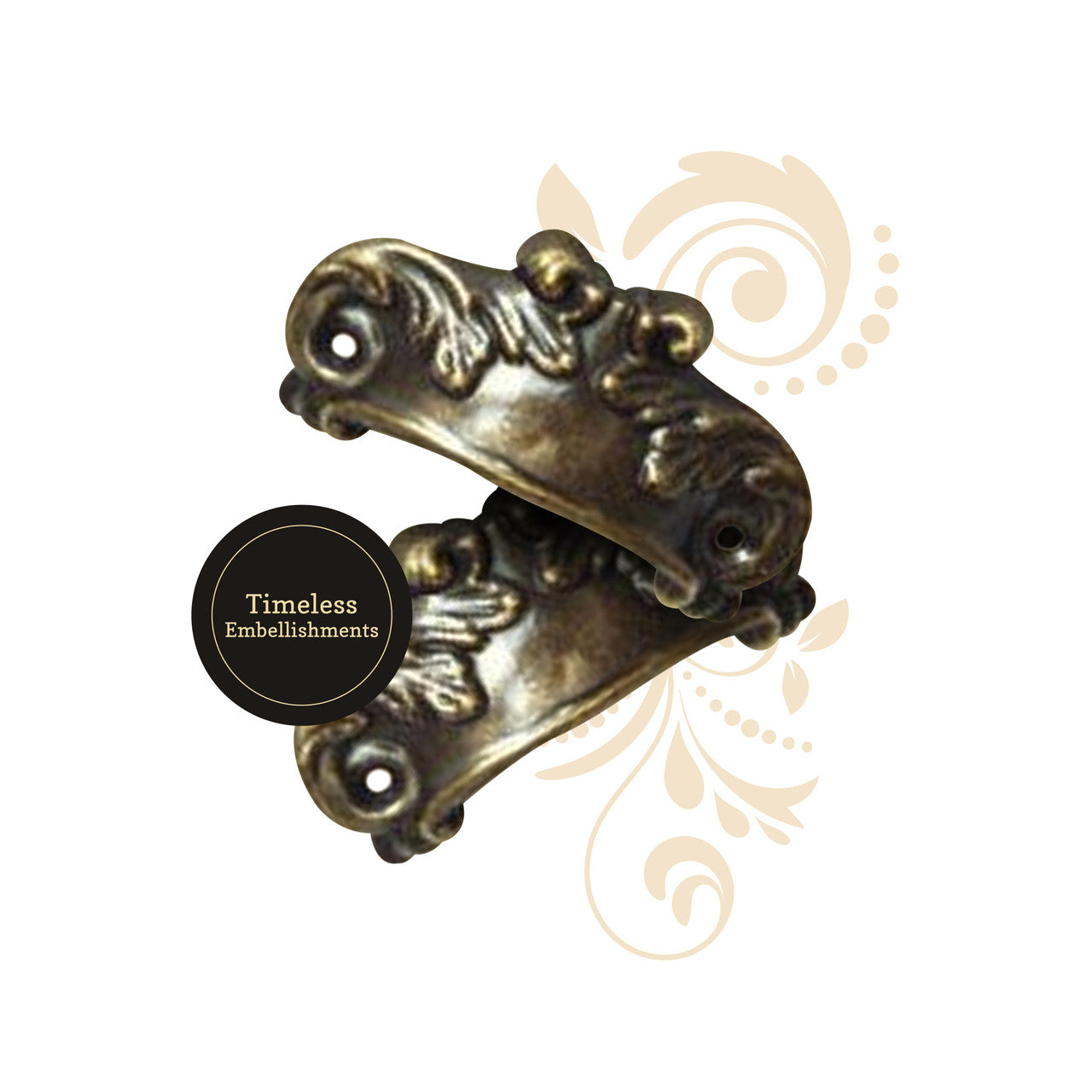 Graphic 45 Antique Brass Door Pulls - Kreative Kreations