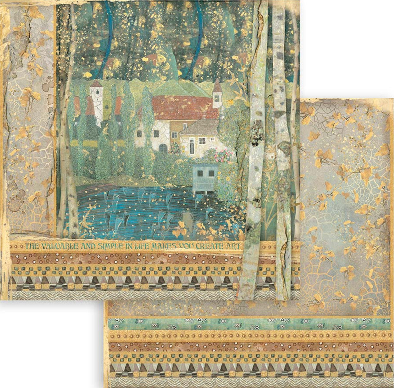 Stamperia (6"x6") dubbelzijdig papierpakket - Klimt