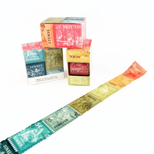 49 & Market Spectrum Sherbet - Postmark Postage Washi Tape