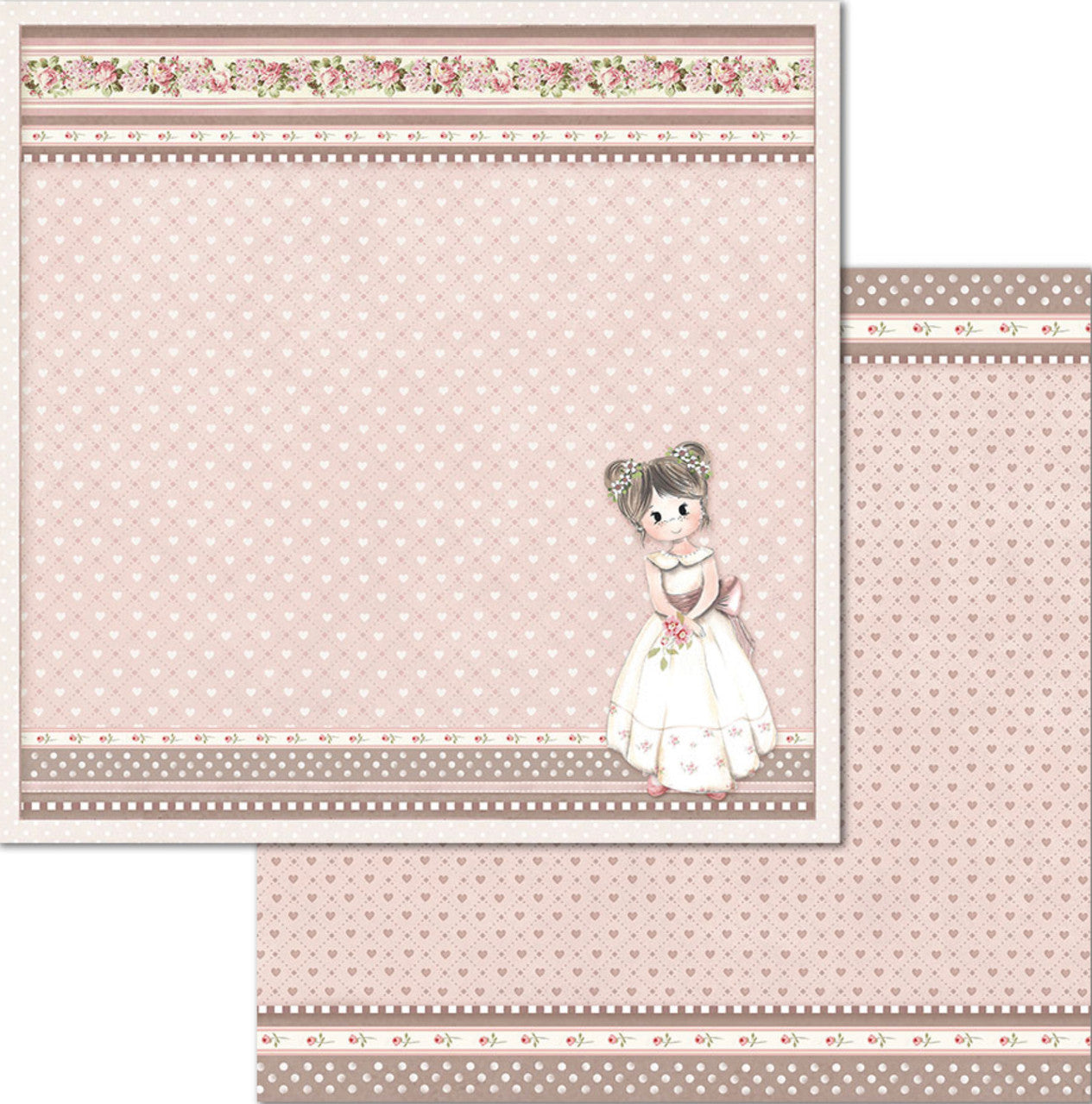 Paquete de papel Stamperia Niña Pequeña 12" x 12"