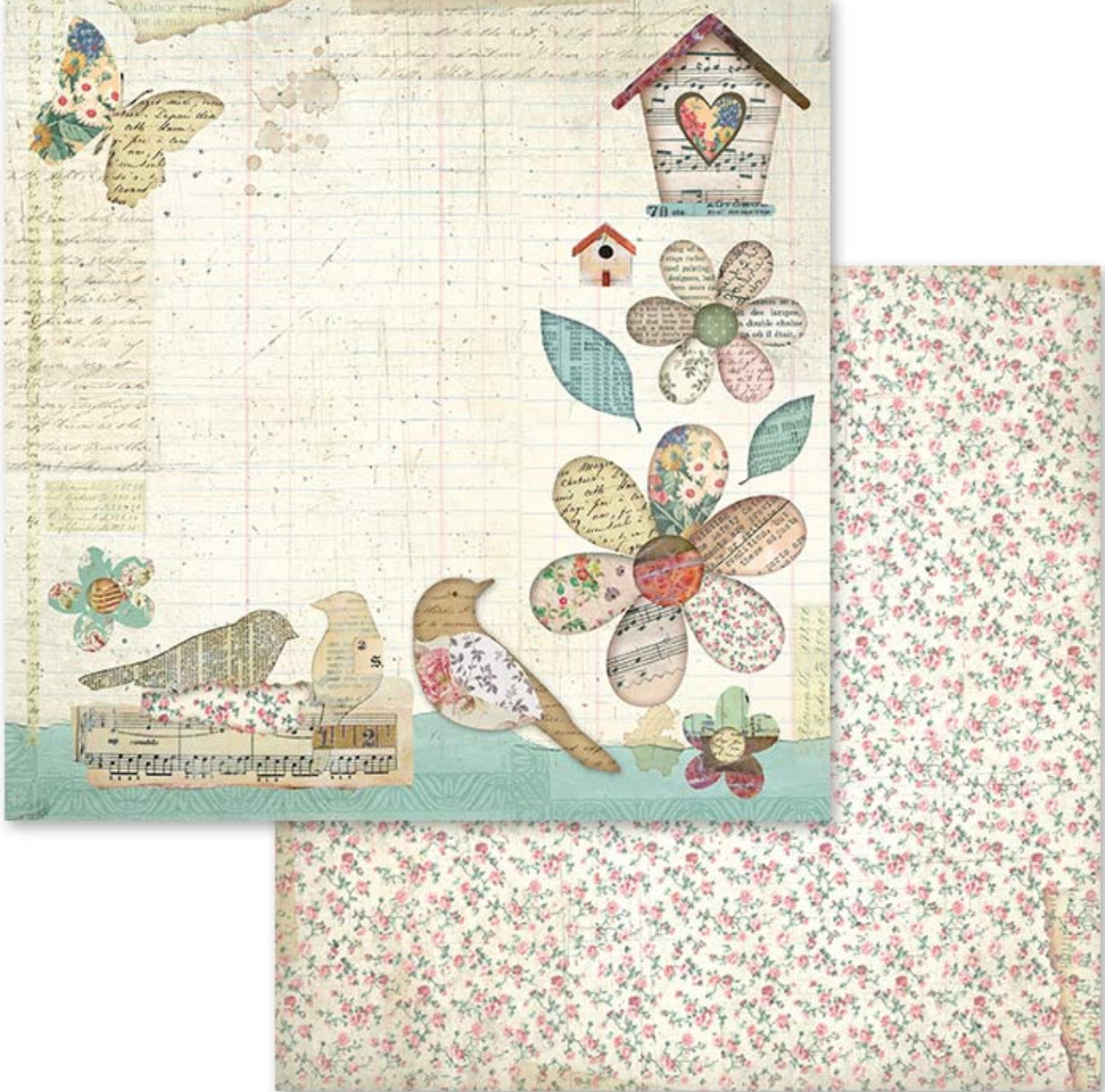 Stamperia Garden Paper Pack 12” x 12”