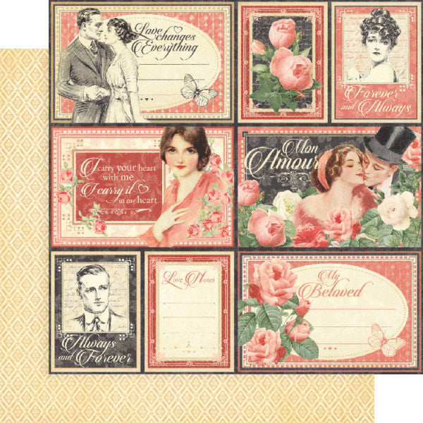 Graphic 45 Mon Amour 12” x 12” Deluxe Collector's Edition