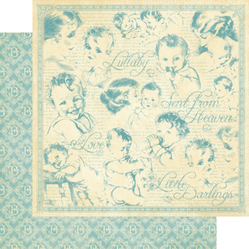 Juego de edición de lujo para coleccionistas Graphic 45 Little Darlings de 12" x 12"