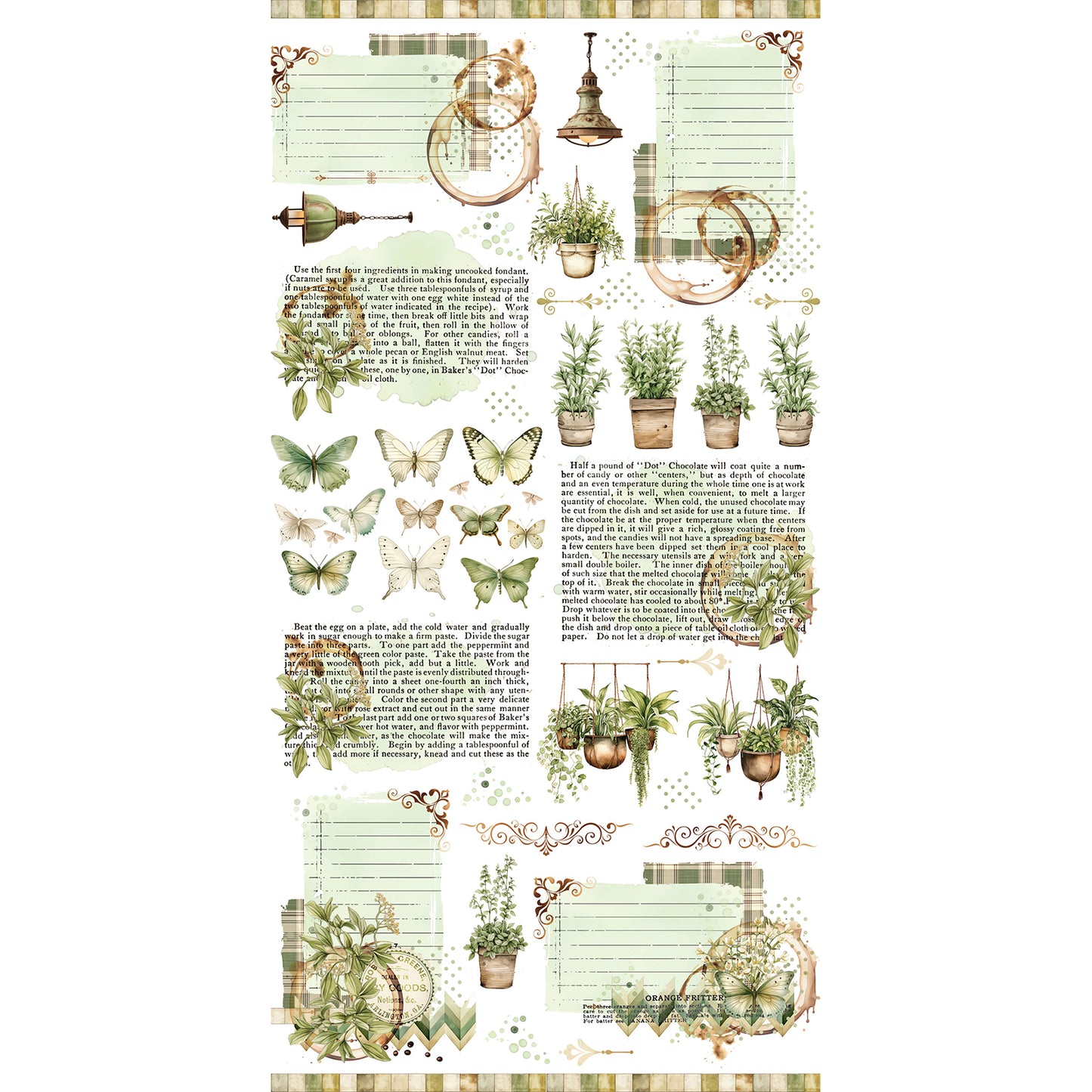 49 & Market Cottagecore Blendable 6 x 12 Rub-On Transfer Set