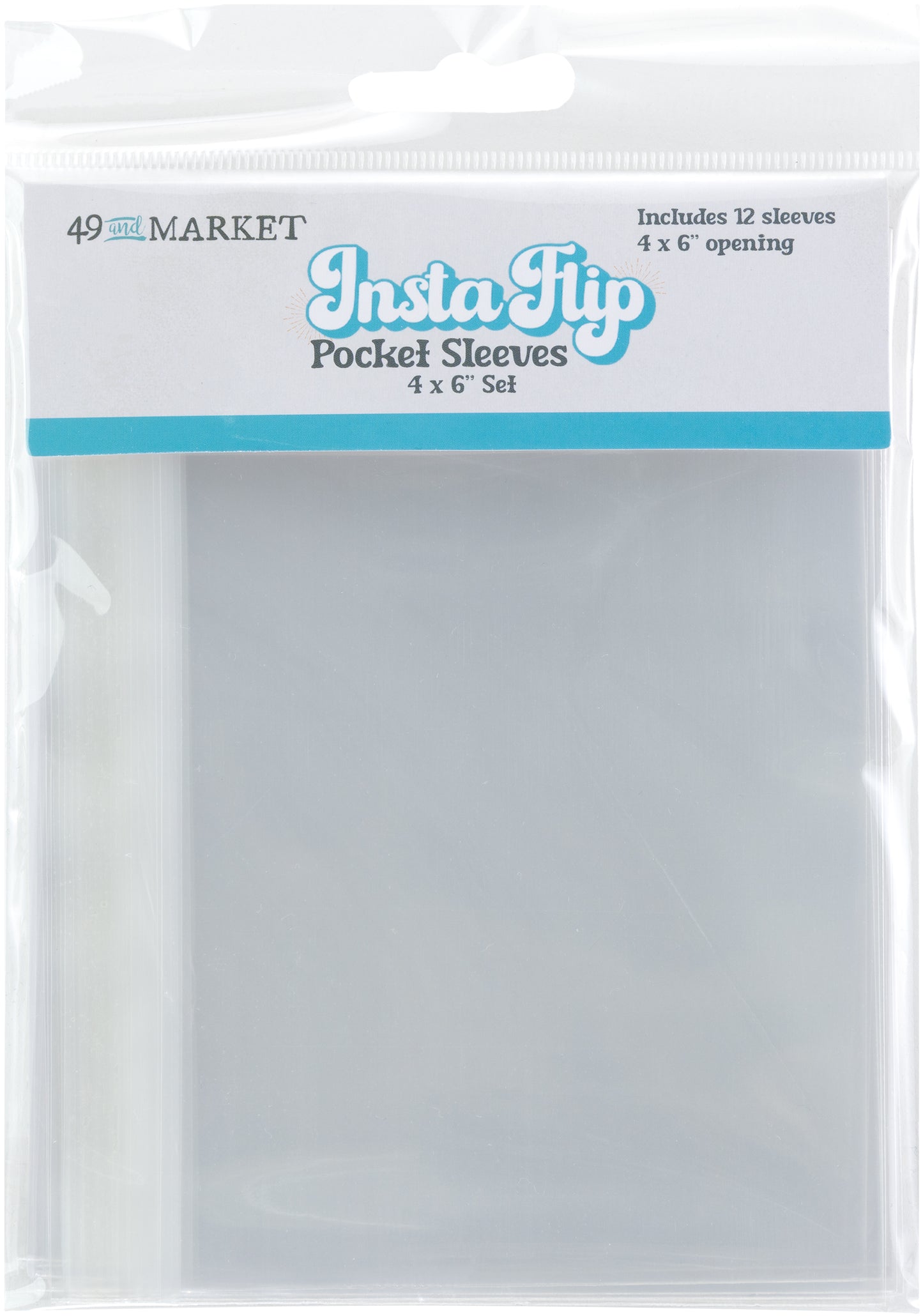 49 & Market InstaFlip Pocket Sleeves 4” x 6” Set
