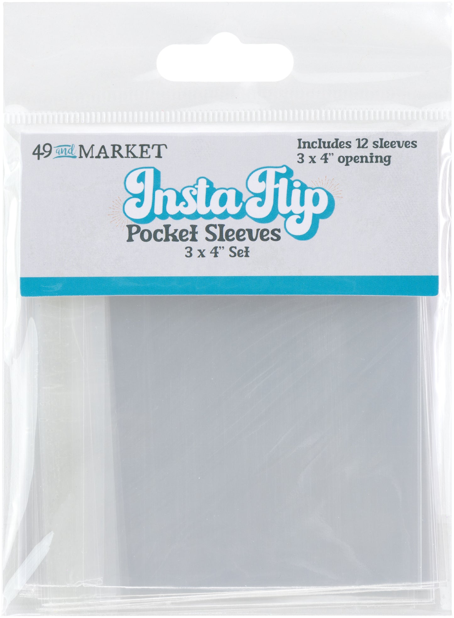 49 & Market InstaFlip Pocket Sleeves 3” x 4” Set
