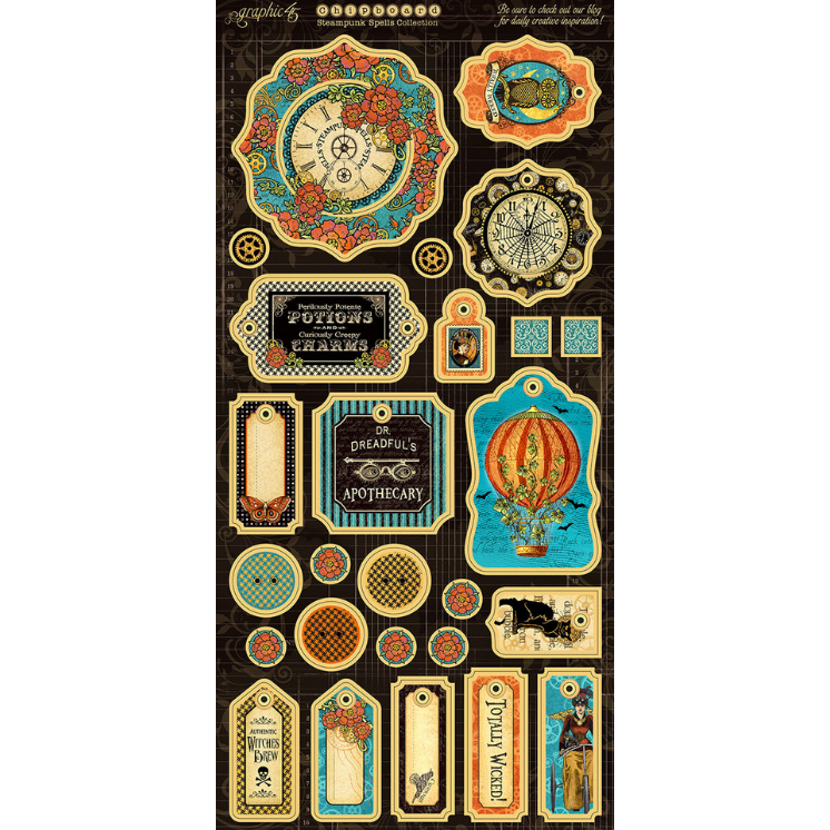 Graphic 45 Steampunk Spells 12” x 12” Deluxe Collector’s Edition