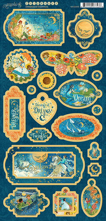 Grafische 45 Dreamland-spaanplaat