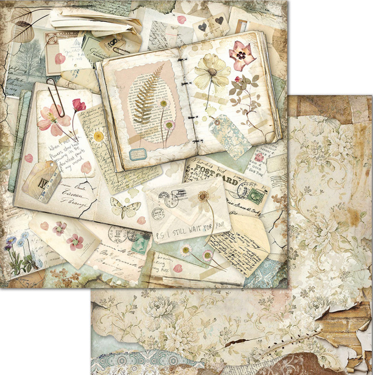 Stamperia Imagine Paper Pack 12” x 12”