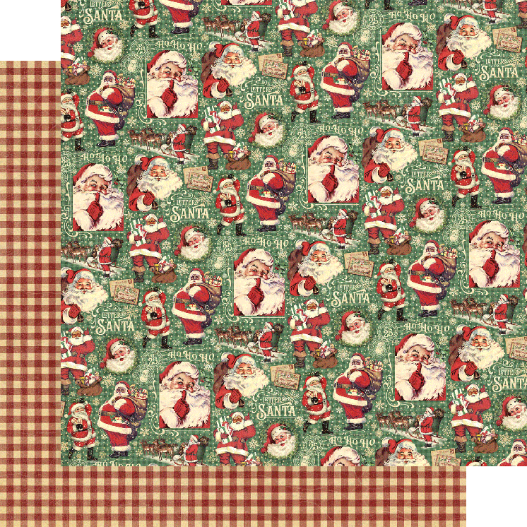 Grafisch 45 brieven aan de Kerstman 12x12 verzamelpakket met stickers