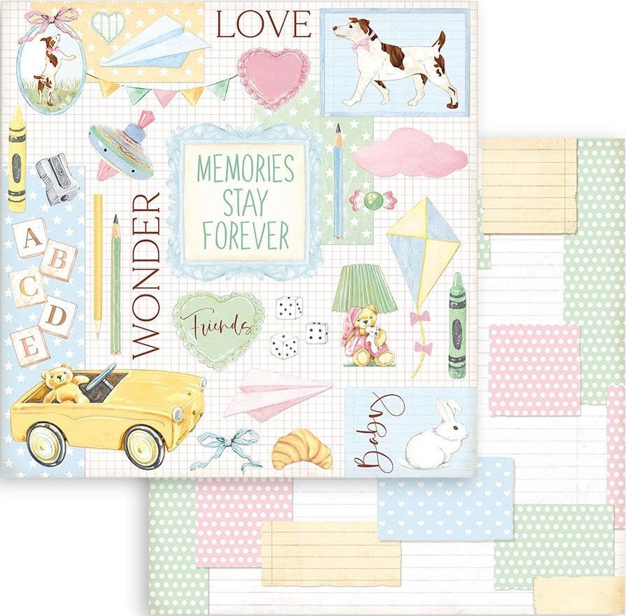 Stamperia Double Face 12” x 12” Paper Collection - DayDream