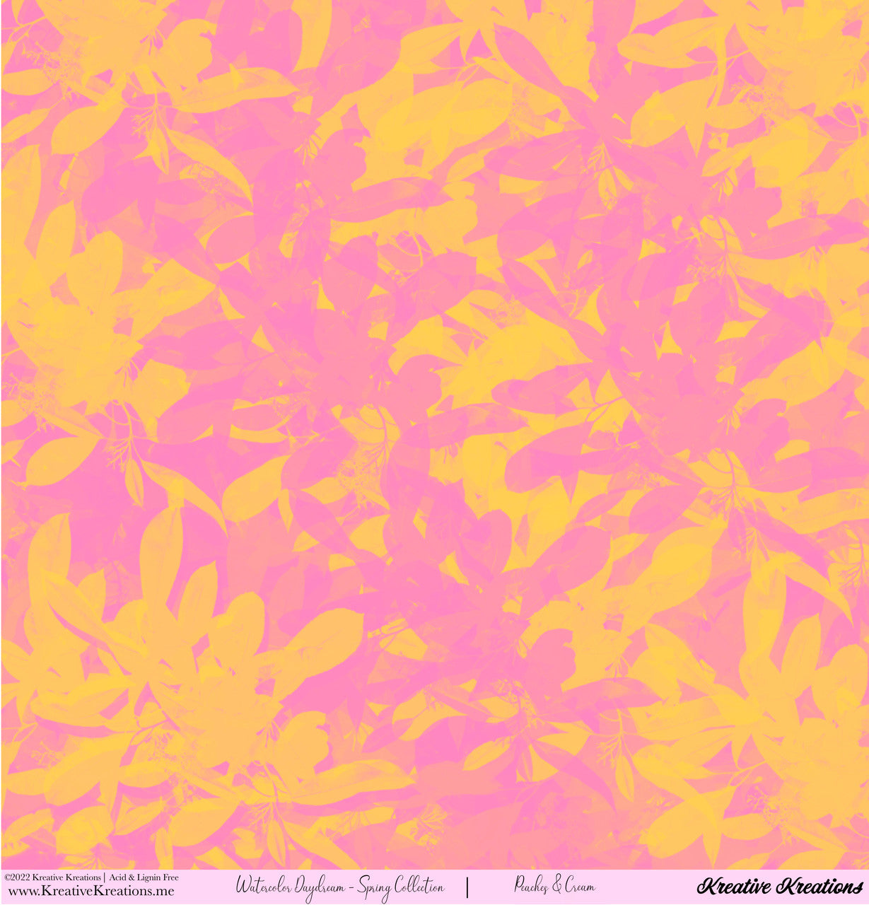 Kreative Kreations Watercolor Daydream - Spring Collection 12” x 12” Paper Collection