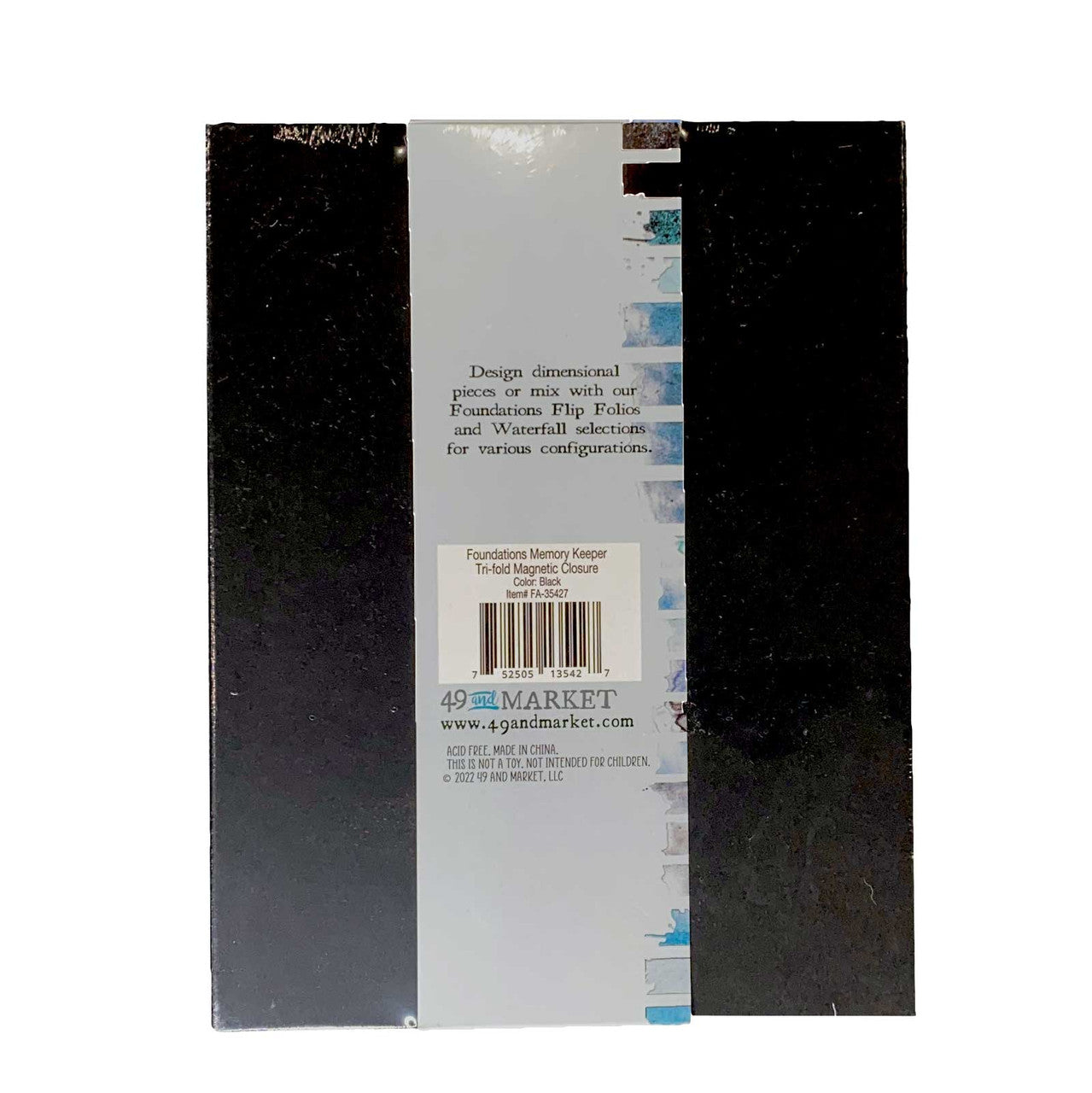 49 and Market Foundations Memory Keeper - Black Tri-Fold Album