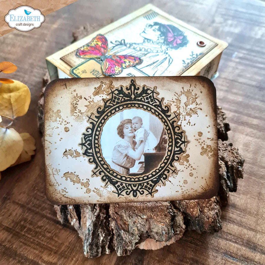 Elizabeth Craft Designs Stempelset Crème en Suiker CS282